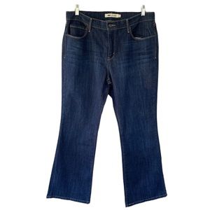 Levi's Womens 515 Bootcut Dark Wash Jeans Size 14